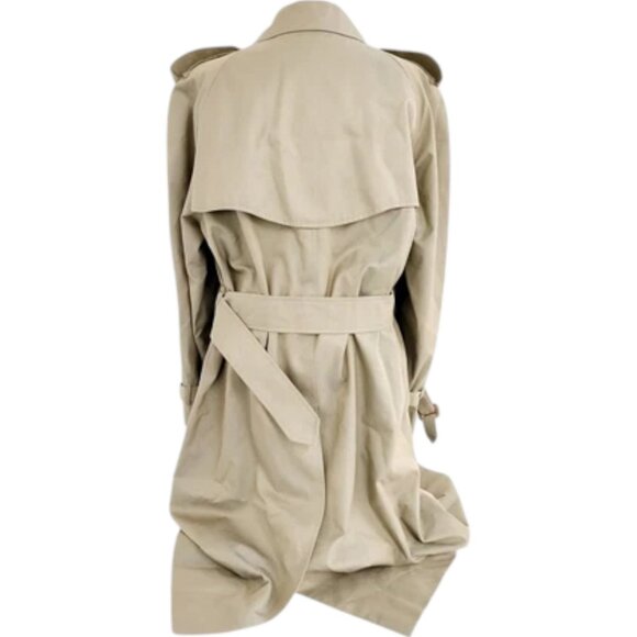 940196BT (L2) Burberry Coats Beige Cotton - Picture 2 of 10
